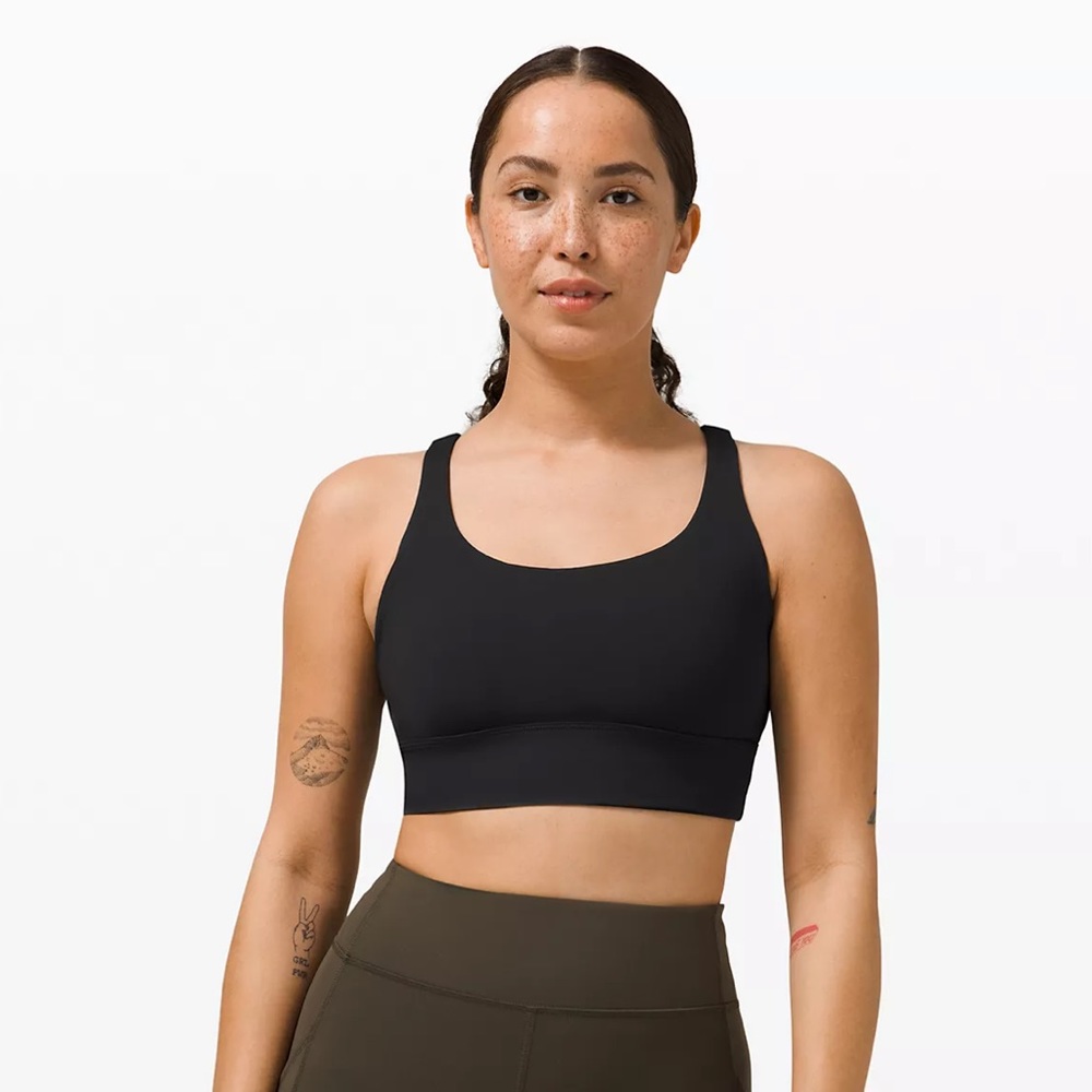 Lululemon Energy Bra Long Line Med Support B-D Cup